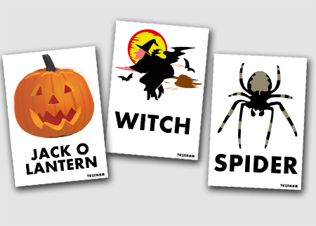 10月の目標　「ハロウィンに関する言葉」と「12の月」を 英語で言えるようになる