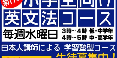 bunpo 小学生向けの 文法コース