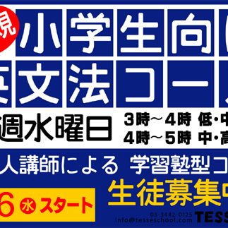 小学生向け英文法コース