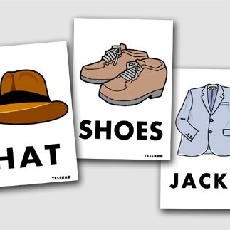 2月の目標 「服、身につけるもの」を英語で言えるようになる