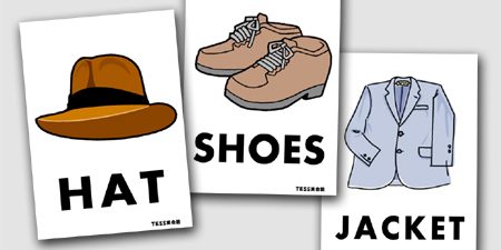 2月の目標 「服、身につけるもの」を英語で言えるようになる