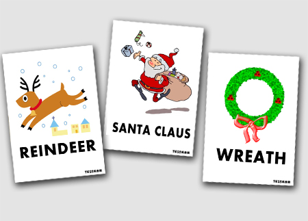 12月の目標　「クリスマスに関する言葉」を 英語で言えるようになる